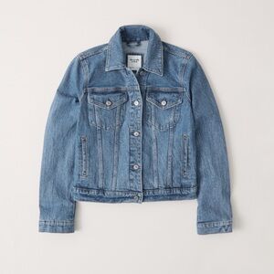 Abercrombie Denim Jacket in Medium Wash